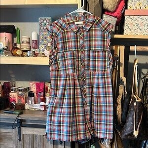 Urban Outfitters Multicolor Plaid Jumpsuit